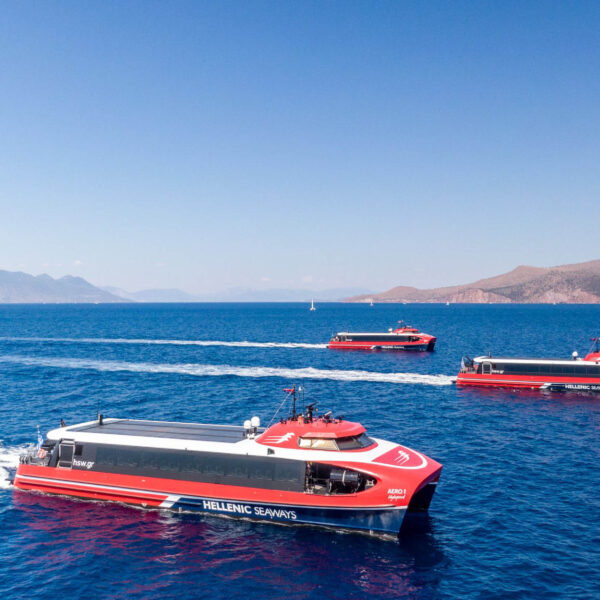 hydra island port speedboat ferry